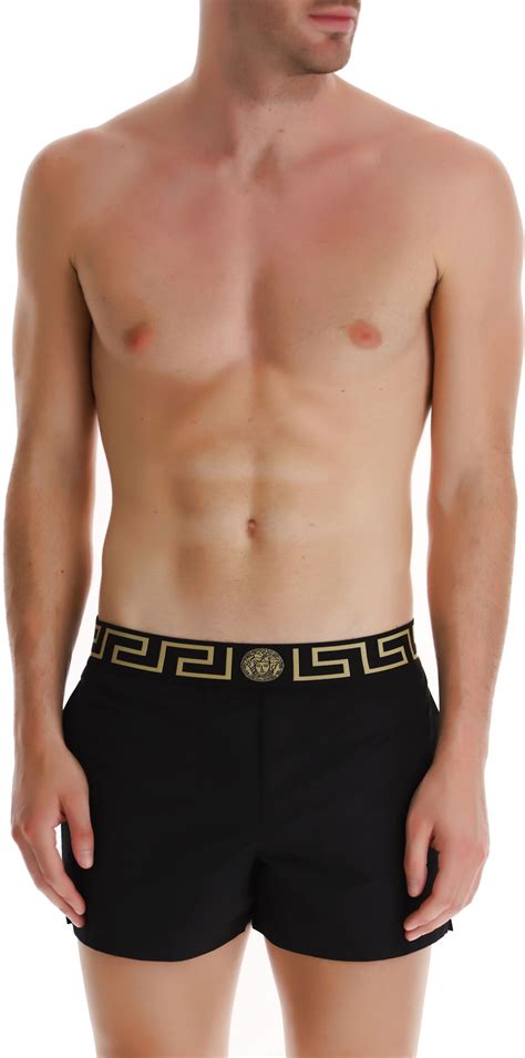 costume mare uomo versace|Versace Costumi & Moda Mare in Black for Men .